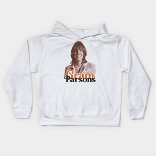 Gram Parsons // Outlaw Country Cosmic Americana Tribute Kids Hoodie